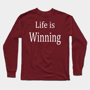 Life is winning Mike pence trump anti-abortion shirt design Long Sleeve T-Shirt